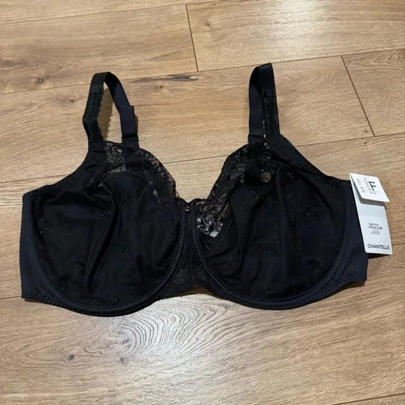 NWT Chantelle Every Curve Full Coverage Unlined Bra in Black Size 42DDD / 42F - Picture 5 of 9